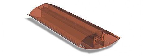 профиль соединительный 6-10мм, 6,0м коричневый (разъемный)