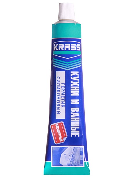 герметик KRASS бесцветн 115мл д/кухни и ванны