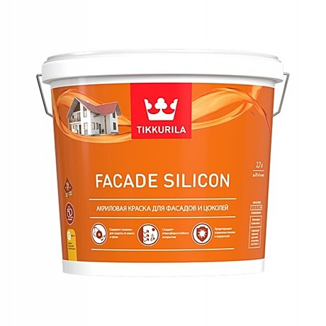 краска фасадная силиконовая Facade Silicon VVA 9л