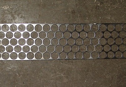 выштамповка для кладки кирпича 0,12х2,0м (полоса)