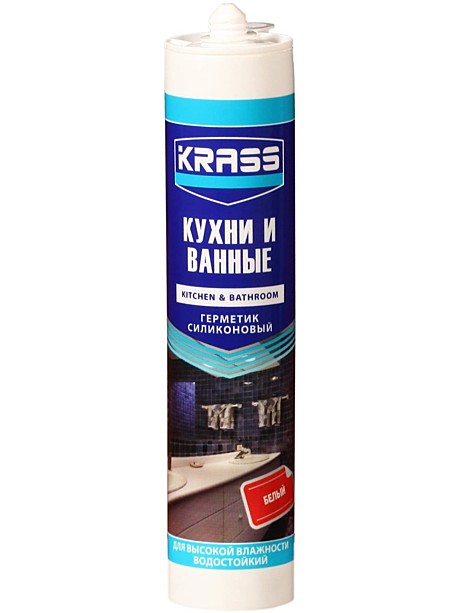 герметик KRASS для кухни и ванной 300мл
