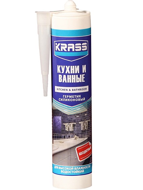 герметик KRASS для кухни и ванной 300мл 