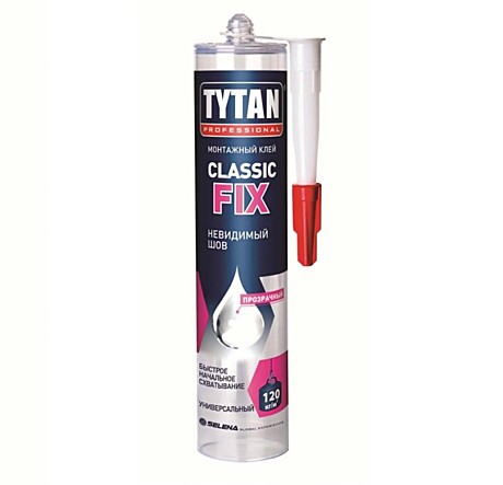 клей жидкие гвозди Tytan Classik Fix прозрачные 310 мл
