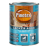 лак Pinotex Lacker Aqua на водной основе для мебели и стен глянцевый 1 л