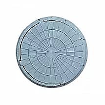 люк полимерпесчаный круглый Серый ЛД-А15