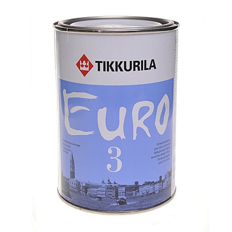краска в/д Tikkurila EURO 3 А 0,9л.