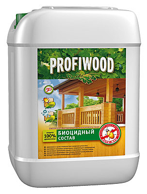 раствор биоцидный для защиты древесины ФБС-255 PROFIWOOD 10 кг