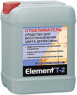 Антисептик Element T-0 отбеливатель для дерева, 4 л